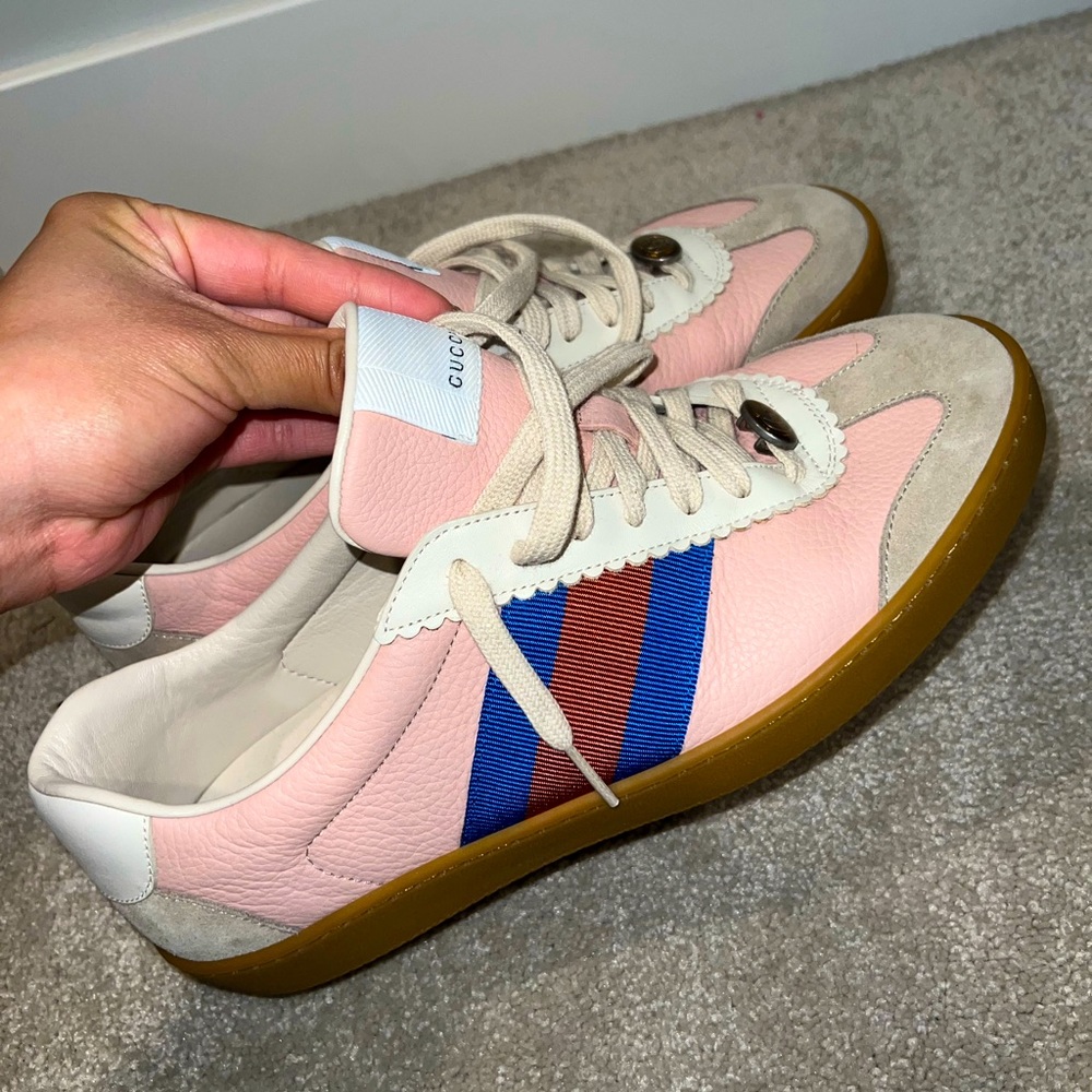 Gucci Suede & Leather low-top Sneakers